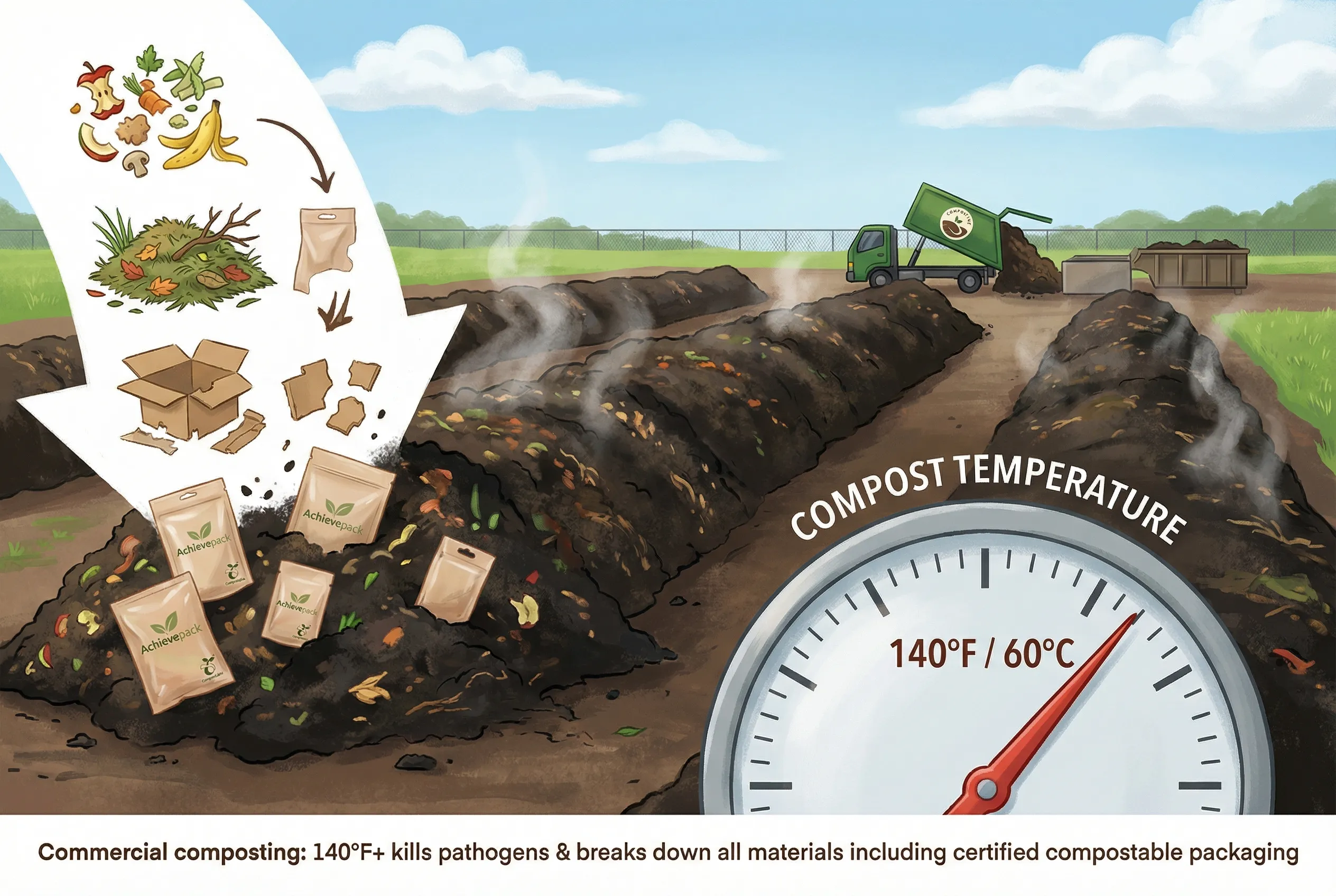 Premium Commercial Composting Facility Illustration Solutions